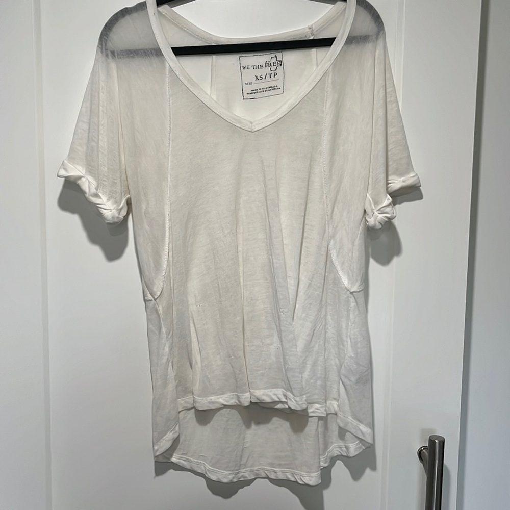 Over sized v neck tshirt from Free People.